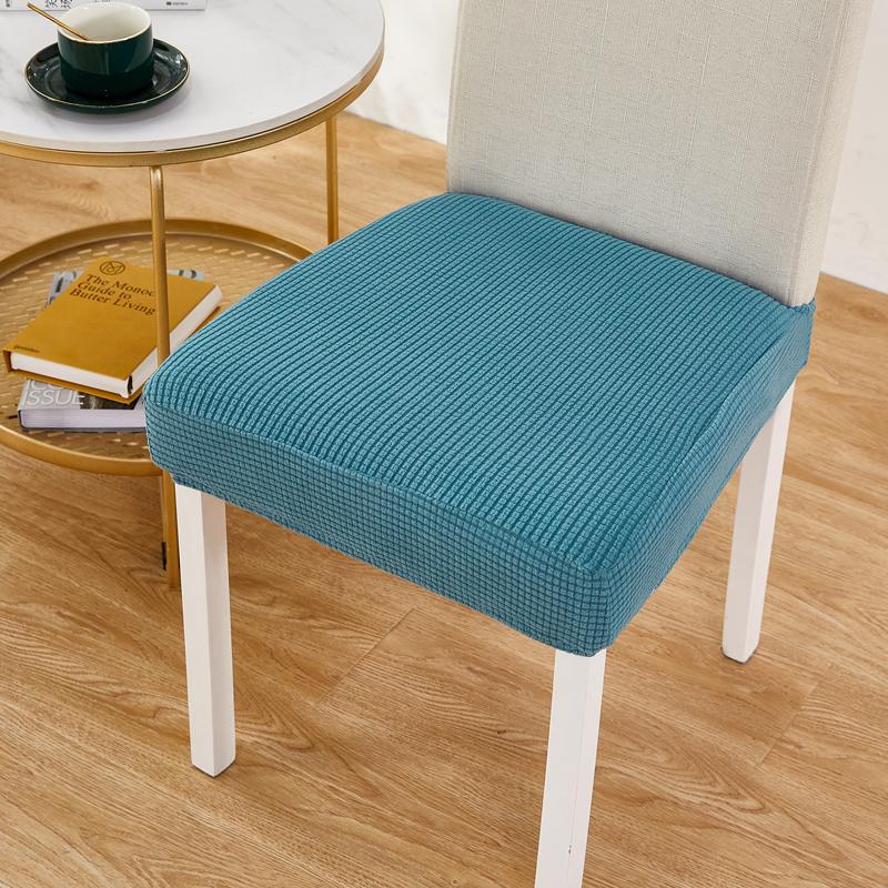 Thick Stretch Printed Dining Chair Covers Elastic Slipcover Protector For Kitchen Room Seats
