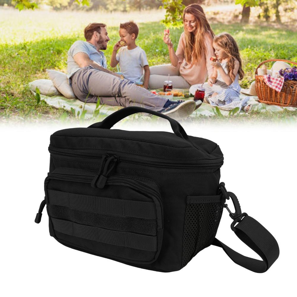 Leakproof Thermal Lunch Box Adjustable Strap Picnic Bag Soft Insulated Lunch Bag Outdoor Picnic