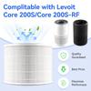 3-in-1 True HEPA H13 Replacement Filters Compatible with LEVOIT Core 200S Air Purifier, Core PM2.5  Air Purifier Filter