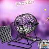 Deluxe Bingo Set Brettspiel Spielzeug Große Gruppen Treffen Party Lotteriespiel Requisiten Manuelle Lotteriemaschine Tischspiel Spielzeug