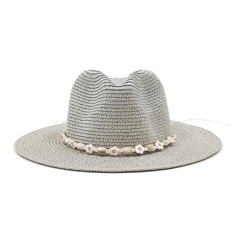 Summer Straw Hat Fashion Simple Hat For Men Women Wide Brim Jazz Hat Casual Classic Sun Hat Foldable Travel Beach Hat