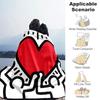 1pc Blanket Keith Haring Ascending2 Print Design, Lightweight Blanket for Sofa, Bed- Soft &Warm, Gift for All Seasons like Christmas, Halloween