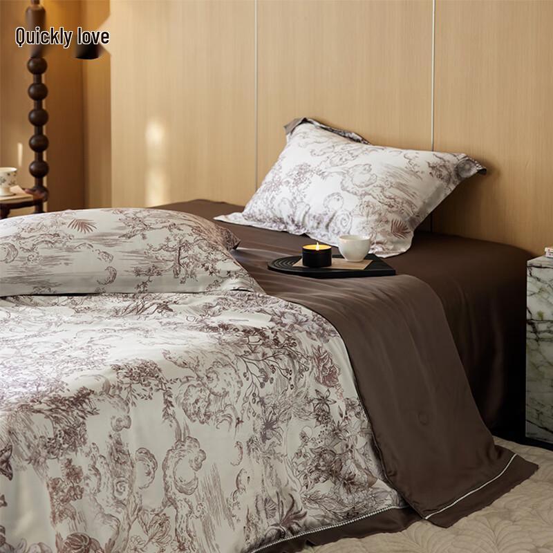 Yiyiai Lyocell Digital Print Summer Quilt