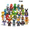 Phantom Ninja 24-teiliges Episches Kampf-Baustein-Set Für Kinder Kunststoffmaterial