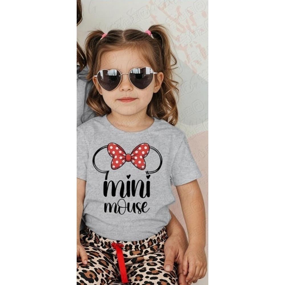 Minnie Mom Mama Casual Women's Cotton Girls Tees Trendy Oversized 100% Pure Cotton Printed T-shirt
