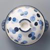 Santo Banko Ware Terre Cuite Taille Pois Fabriqué en 18195 Pot Blanc, 7, 1-2 portions, 1,4L, Motif, Japon,