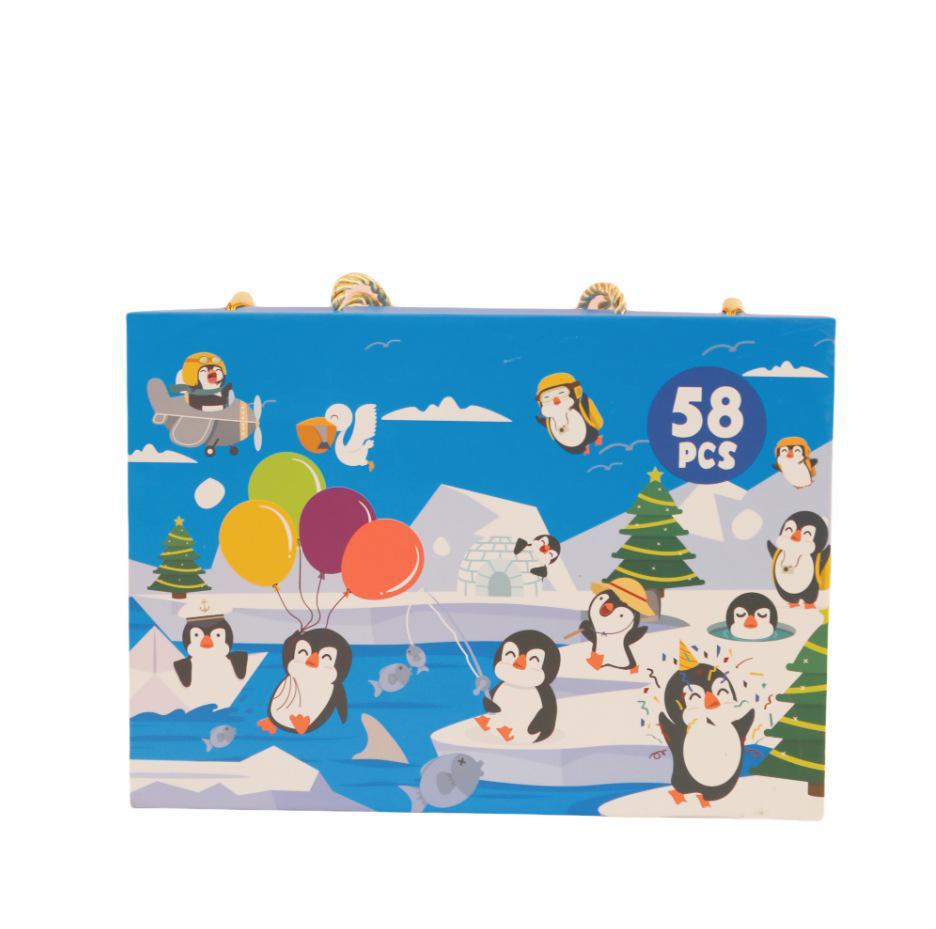 208 Aquarellstifte-Set mit 150 Pinseln: Geschenkset mit Mal- und Schreibwaren zum Kindertag.