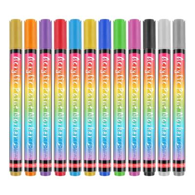 Cats Nail Painting Pens 12 Bright Colors Pet Nails Polish Pens Quick Drying Dogs Nail Drawing Markers Pet Nail Art Supply