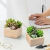 1pc Unfinished Small Wooden Box Square Wooden Box Craft Storage Organizer Box for Art Collectibles, Home Decor, Desktop Drawer
