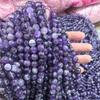 Natural Stone Beads Blue Tiger Eye Crystal Amethyst Rose Quartz Gemstone Bead for Jewelry Making Bracelet Necklace 4/6/8/10MM