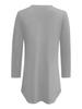 Women's V-Neck Button-Up Long Sleeve Top for Fall/Winter