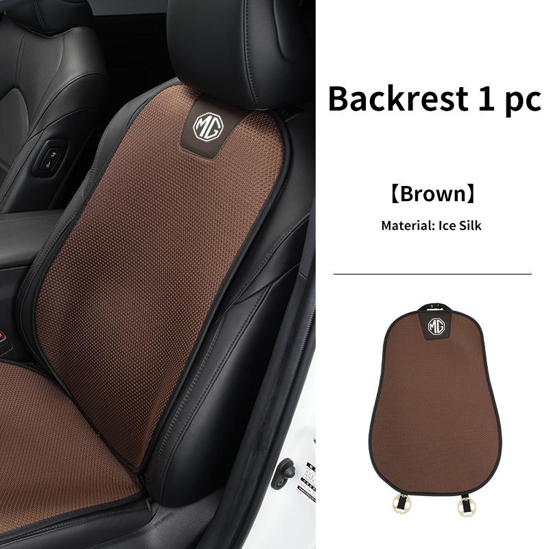 Summer Car Seat Cushion Cover Breathable Ice Silk Non Slip Auto Seat Protector Pad For Morris Garages MG 3 5 6 7 HS ZS GS Hector
