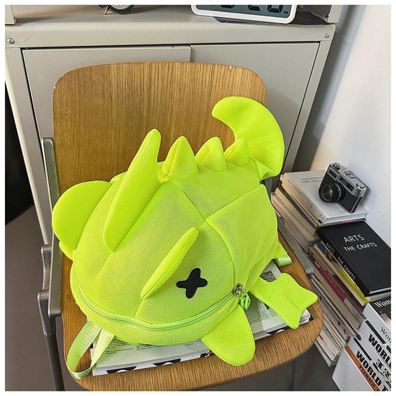 New ugly cute funny personality big shark backpack men and women casual light large capacity backpack