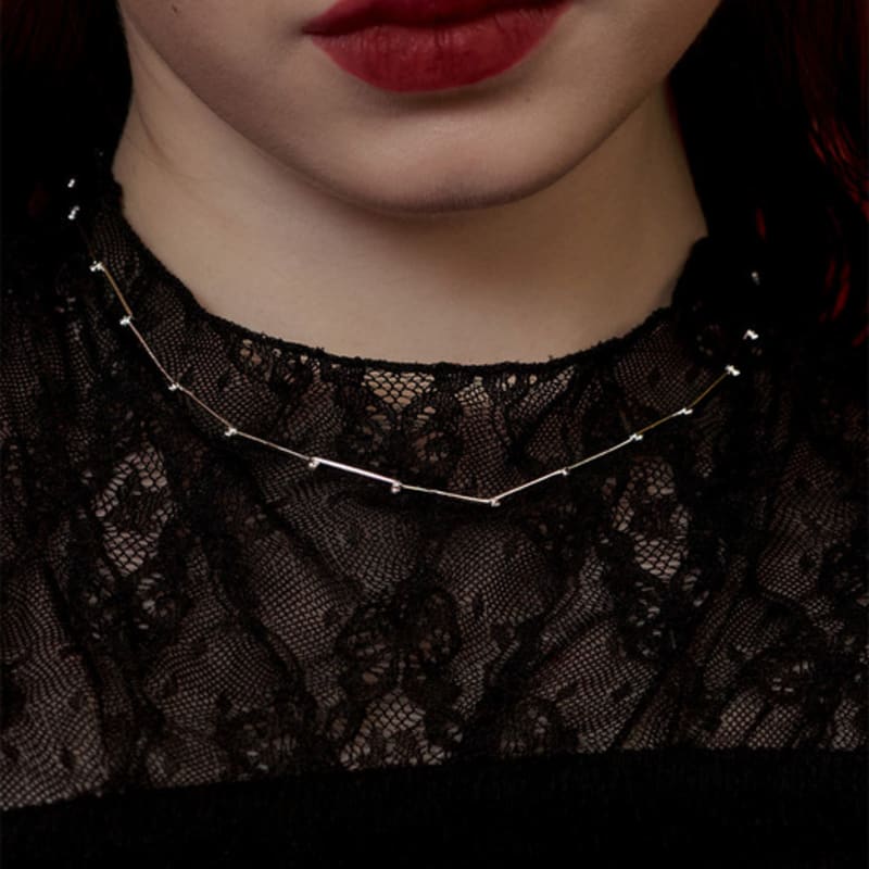 TOU SS019 Bone Chain Necklace
