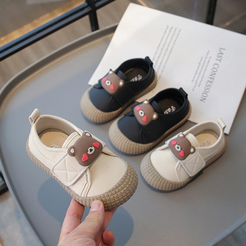 Spring Casual Shoe New Cute Versatile Kid Sneakers Anti Slip Soft Sole Comfort Girl Shoes Flat Simple Retro Kids Shoes Unisex