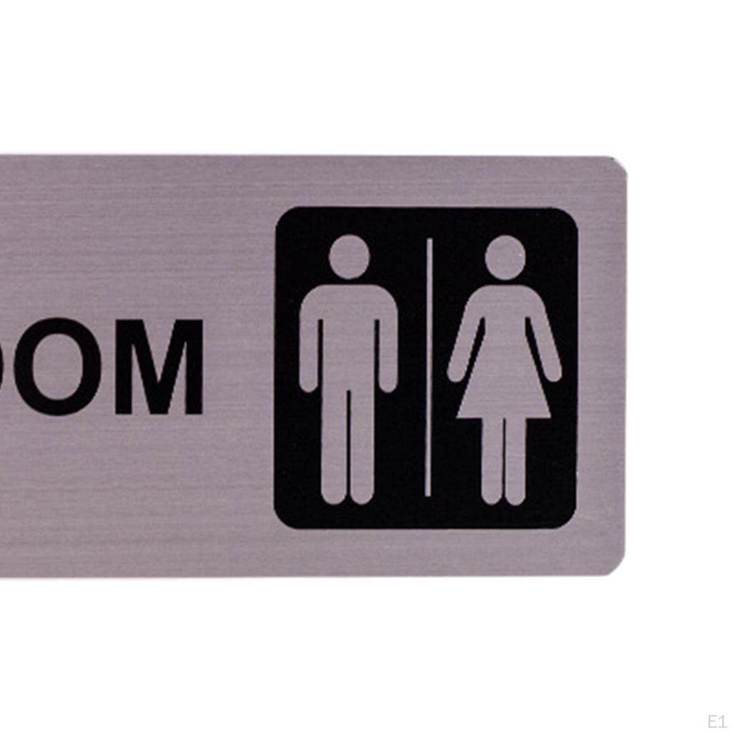 Toilet Sign Lightweight Bathroom Door