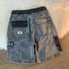 Unisex American Retro Denim Five-Point Workwear Shorts