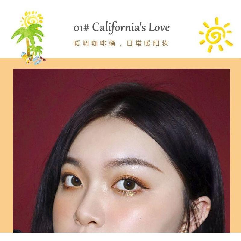 Colourgrid - The Stars 6-färgers ögonskuggspalett - 3 Typer