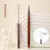 Durable Sandalwood Pole Nail Art Brush Professional Nail Liner Brush Nail Art Phototherapy Pen Nail Painting Brush