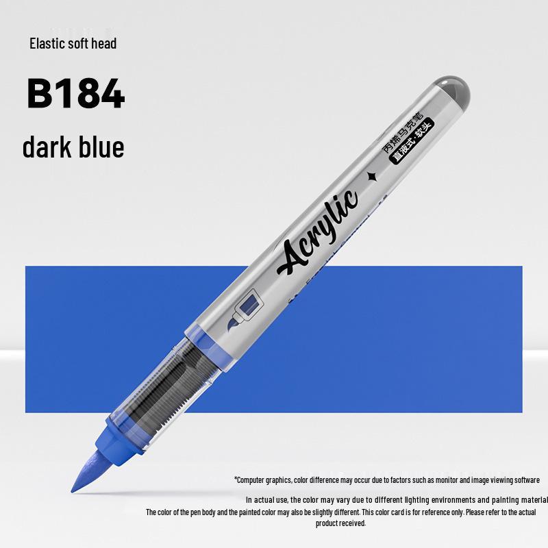 Jinzhi Liquid Acrylic Marker Pen - Soft Tip, Opaque, Large Capacity, Stackable Colors