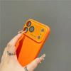 Large Window Magnetic Liquid Silicone Case For iPhone 17 Air 16 15 14 13 Pro Max For Magsafe Wireless Charge Matte Protect Cover