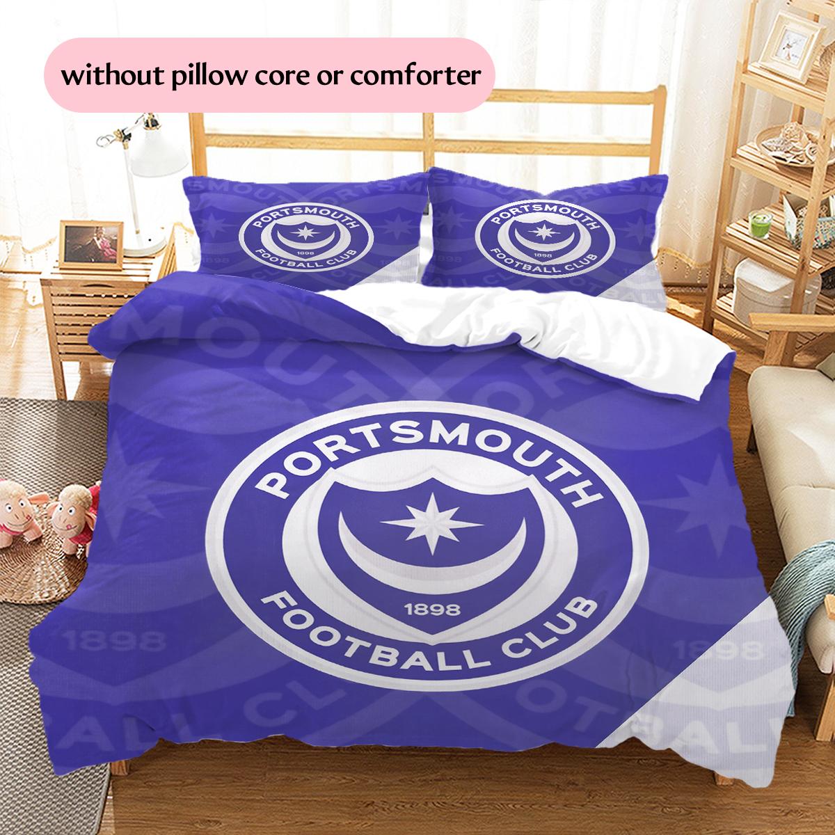 Portsmouth FC raksta gultasveļa Mājas dekorēšana