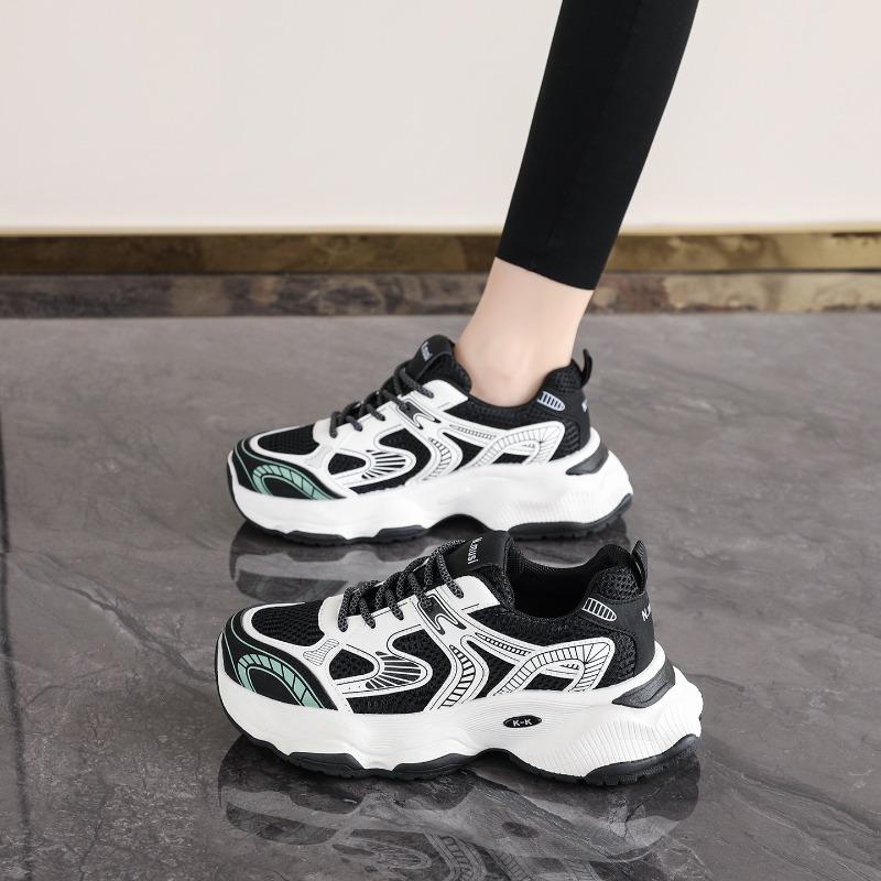 New Women's Shoes - Breathable Shoes, Versatile, Thick-soled, Heightening, Sports Shoes, Casual Shoes Devotion