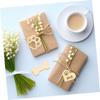 Bone & Paw Print Wooden Ornament Tag for Pet Crafts