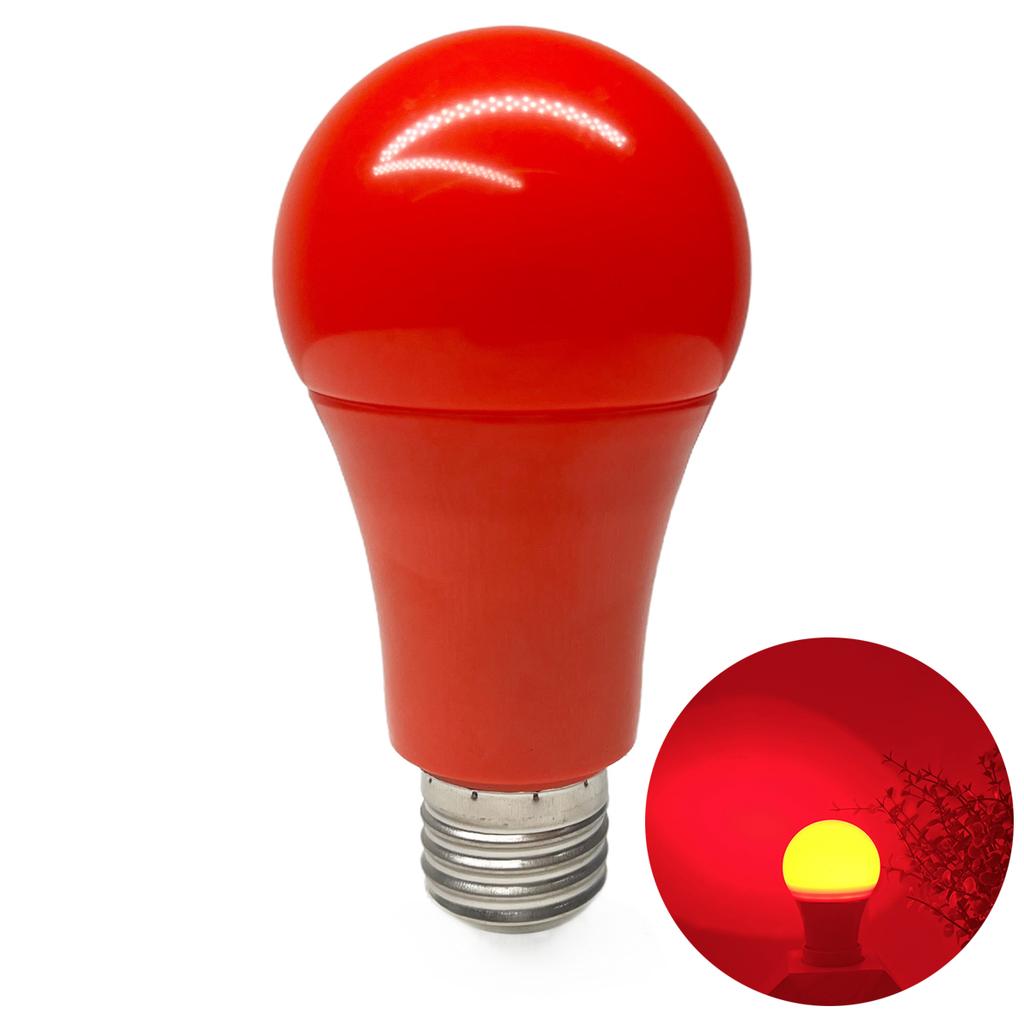 Farbige LED-Glühbirnen A65 5W Globusleuchten E27 Fassung B22 7 Farben Weiß 110V 220V 240V Kunststoffbirne Dekorativ für Wohnzimmer