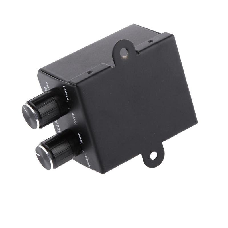 Car Audio Radio Amplifier Subwoofer Bass RCA Remote Volume Control Knob