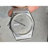 Used Bulova quartz watch silver vintage