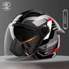 3C Certified Unisex Full Face Motorcycle Helmet - All-Season, Windproof, Sun Protection