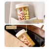 Portable 4 Grids Pill Box Sealed Pill Storage Box Portable Pill Dispenser  for Home