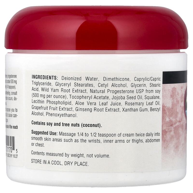 Progesterone Cream, 4 Oz (113.4 G)
