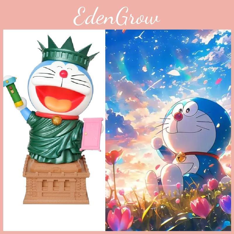 Doraemon Of Statue Liberty Pvc Display Action Figures Model Toy Gifts Decoration