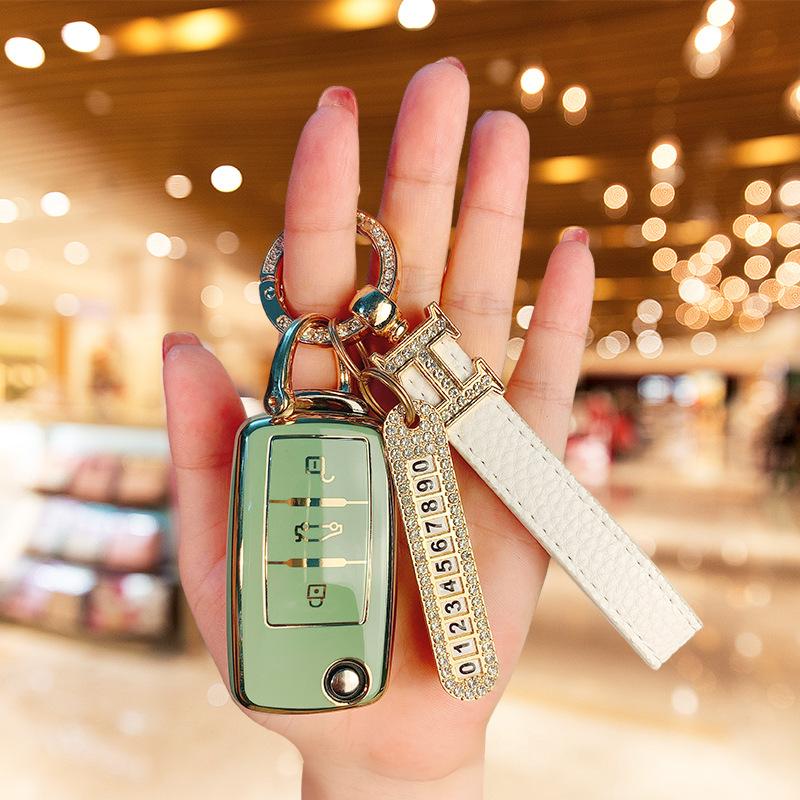 Použiteľný kryt kľúča Volkswagen Langyi Suiteng Bora škrupina Santana polo Lingdu pracka Golf Tiguan taška