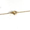 Hermes Accessories Cardue Ash H-cube H Logo Chain Necklace Metal Orange/Gold