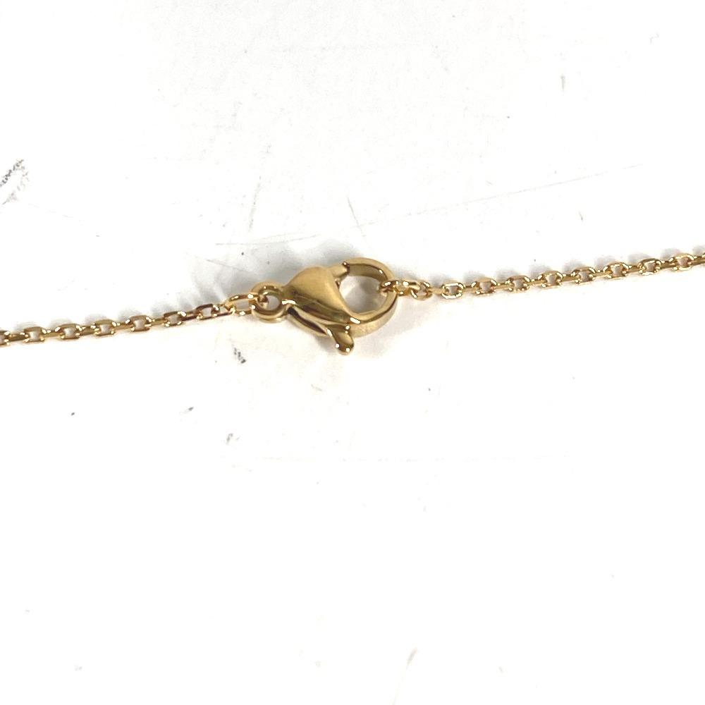 Hermes Accessories Cardue Ash H-cube H Logo Chain Necklace Metal Orange/Gold