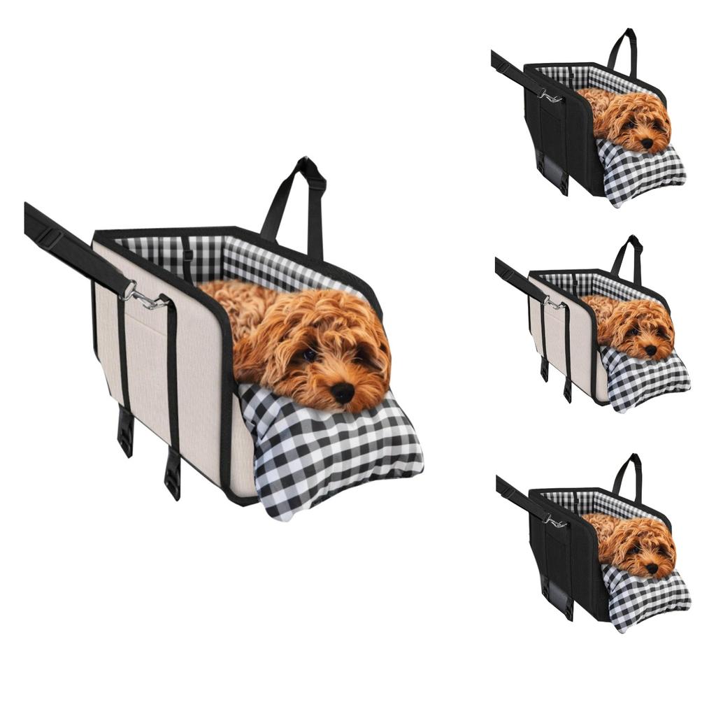 Pet Car Seat Armrest Portable Small Dog Seat Small Dog Center Console Kennel Pet Products