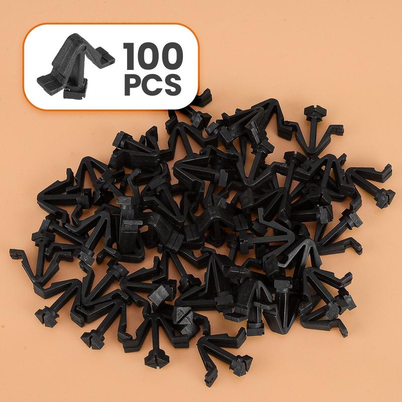 01553-03831 100Pcs Car Front Grille Clip Fit for Nissan Patrol Elgrand Skyline Stagea Navara Pathfinder Pulsar Ford Maverick