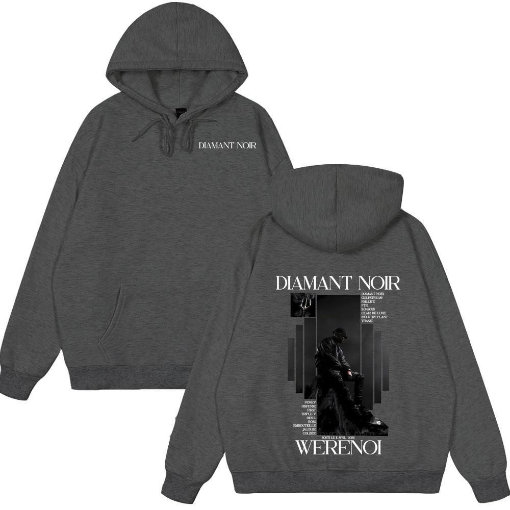 

Hot Sale Hoody Rapper WeRenoi Diamant Noir Album Wear Men Women Hip Hop Fashion Clothing Male Cotton Clothes Vintage Streetwears L