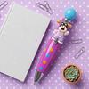 Cartoon Retractable Ballpoint Pen for Students Cute Dog Gel Pen