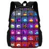Cartoon Blox Fruits Kinder Schulrucksack mit Umhängetasche Federmäppchen Schultaschen für Jungen Mädchen Bestes Geschenk
