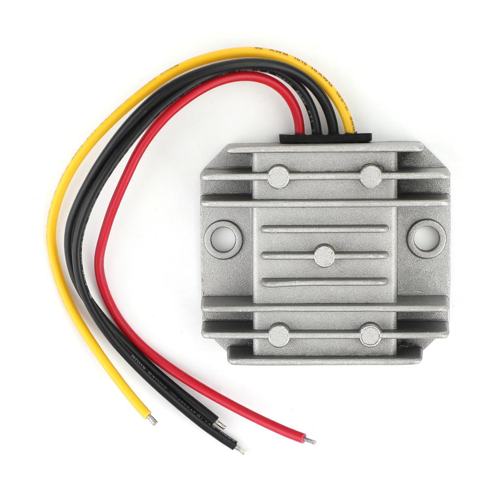 Areyourshop WaterProof 12V/24V To 5V 3A 15W Step Down DC/DC Power Converter Regulator