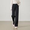 ESE-Y Women's High-Waist Straight Wide-Leg Trousers