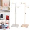 Metal Bag Display Stand, Adjustable Bag Display Rack Handbag Display Stand with