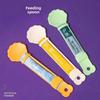Extended Handle Pet Feeding Spoon Plastic Pet Wet Food Scoop Cat Treat Spoon Feeder  Pet Feeding