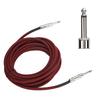 JORINDO 6.35mm Guitar Cable Low Noise Musical Instrument Amp Cord 1 4in 6m   19.7ft