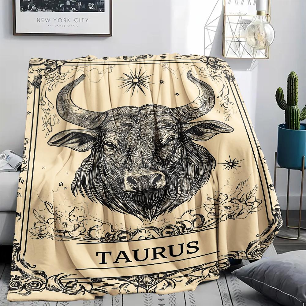 Card style animals Print Flannel Blanket,High quality Comfortable for All Seasons,Home Decor,Warmth and Comfort,Perfect for Christmas Gifts