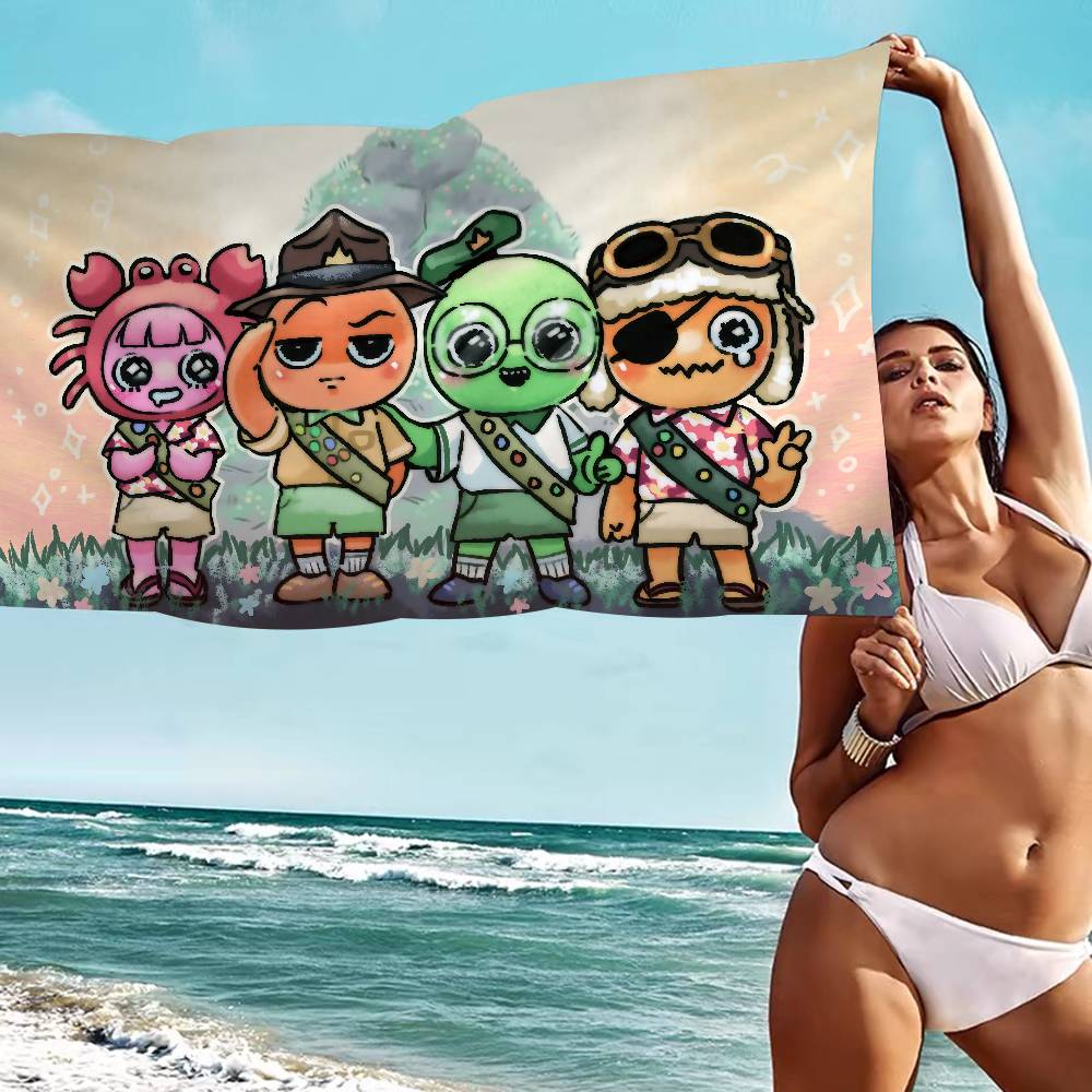 Popular Game Peak Microfiber Microfiber Printed Beach Towel Mountain Climbing Yoga Beach Swimming Running Absorbent Soft Towel